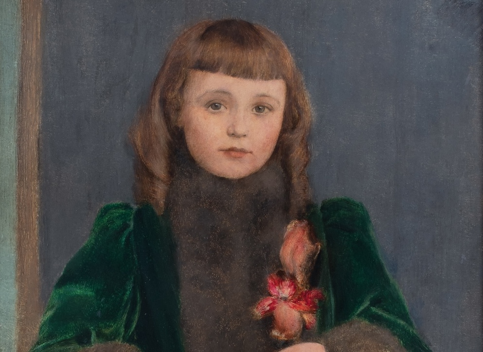 Fernand Khnopff, Portrait d'Yvonne Suys, 1890 