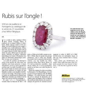 Rubis sur l&rsquo;ongle !